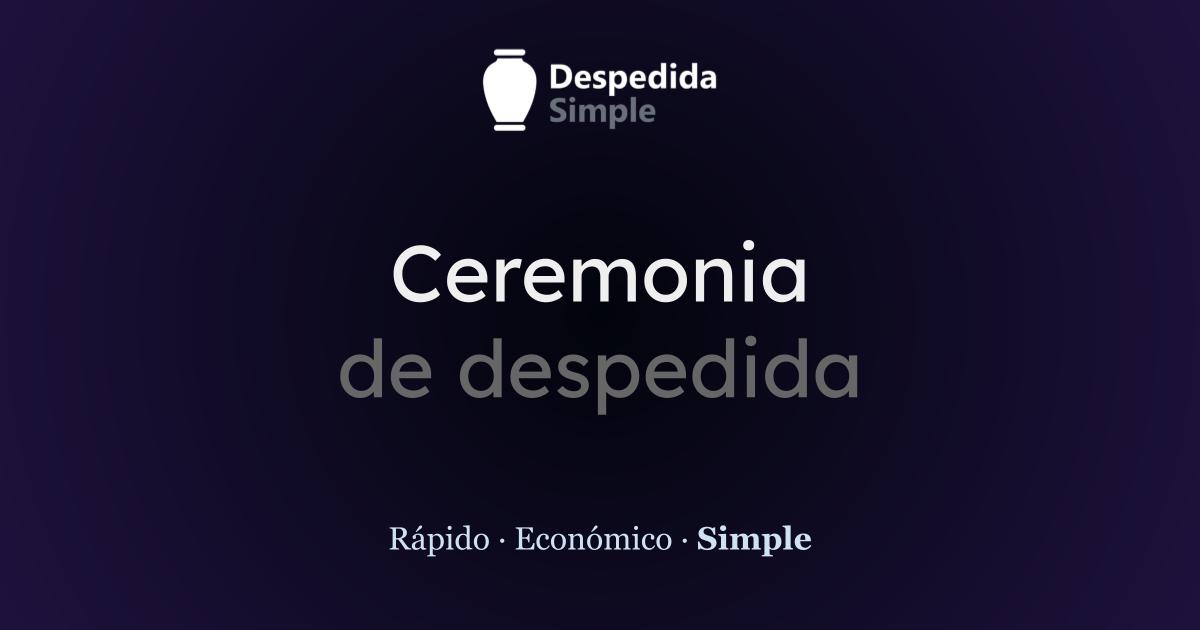 Ceremonia de responso